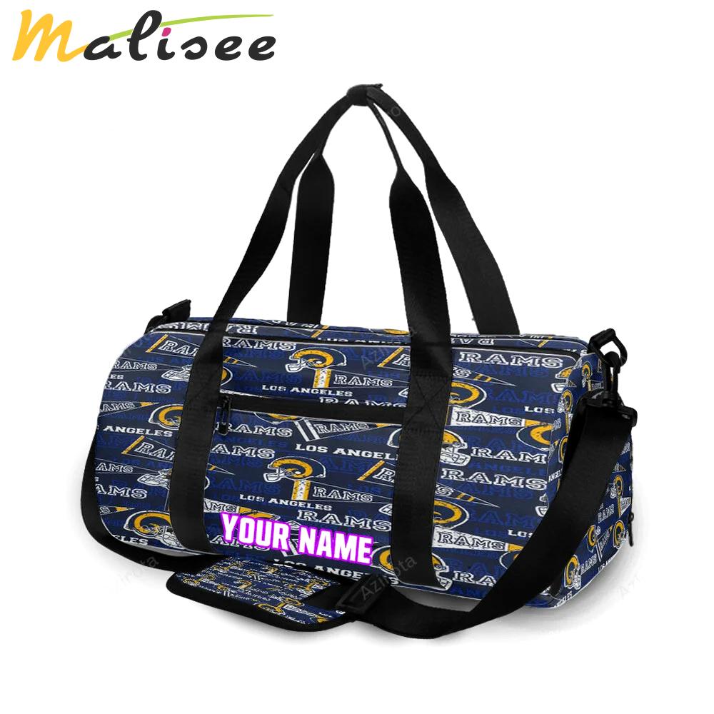 Los angeles rams4 personalized name travel bag gym bag 1826 Travel Bag