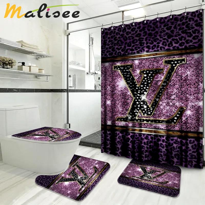 Louis vuitton home decor bathroom sets luxury fashion brand hypebeast bath mat Bathroom Set
