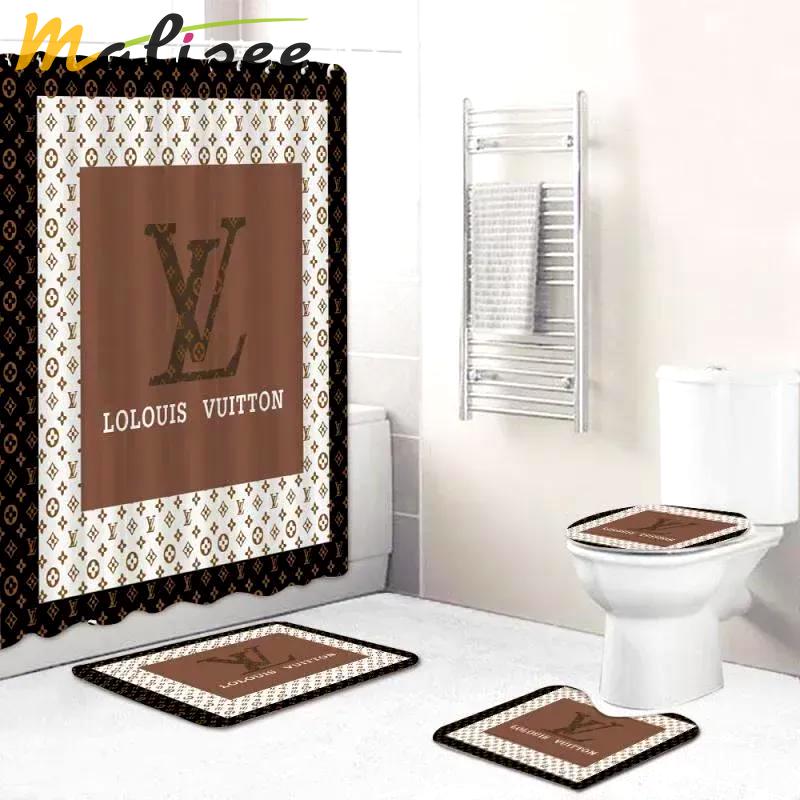 Louis vuitton limited fashion luxury brand bathroom set home decor Bathroom Set