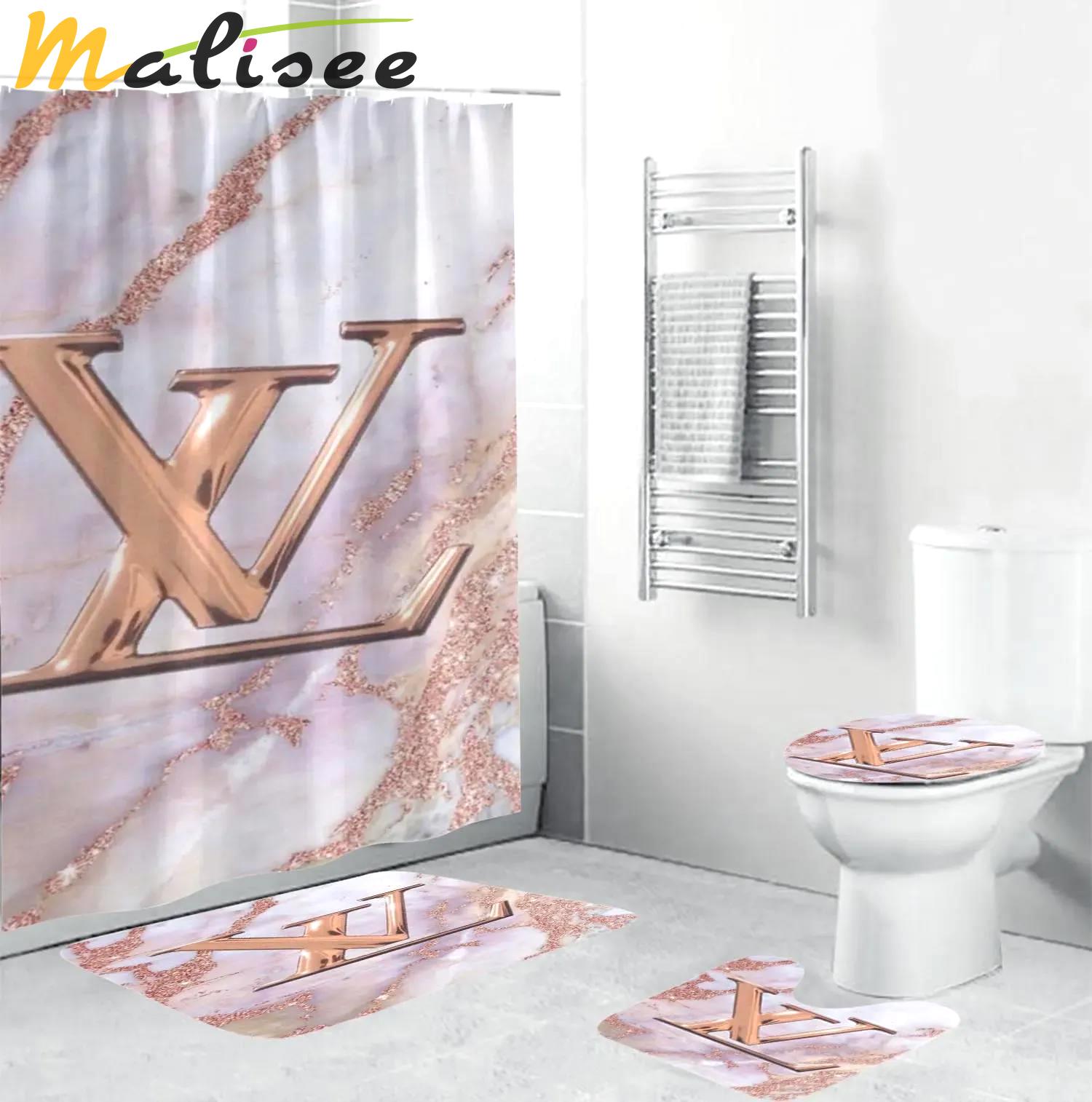 Louis vuitton luxury brand fashion bathroom set home decor Bathroom Set