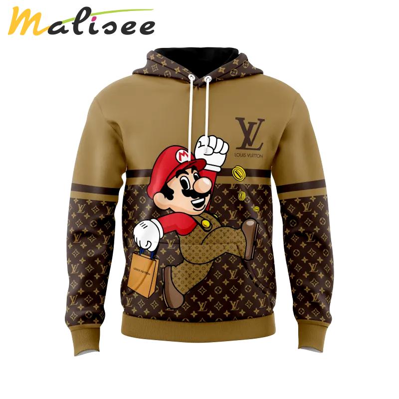 Louis vuitton mario unisex hoodie outfit for men women luxury brand clothing special gift Hoodie 3D