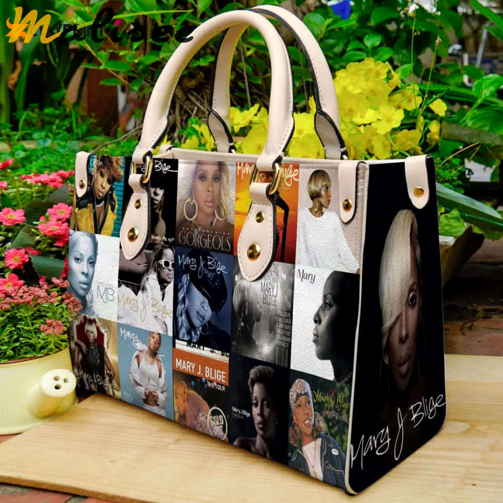 Mary j blige leather handbag gift for women 676 Women Leather Hand Bag