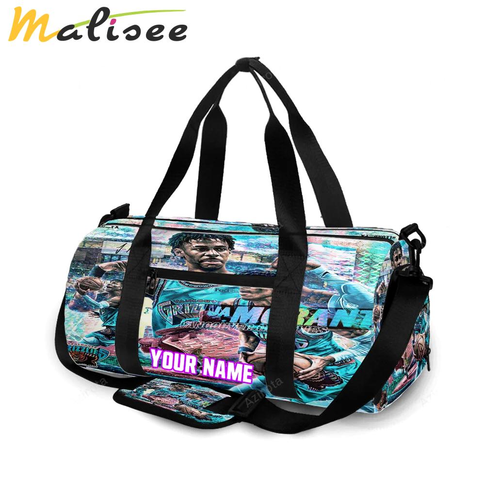Memphis grizzlies ja morant personalized name travel bag gym bag 1198 Travel Bag