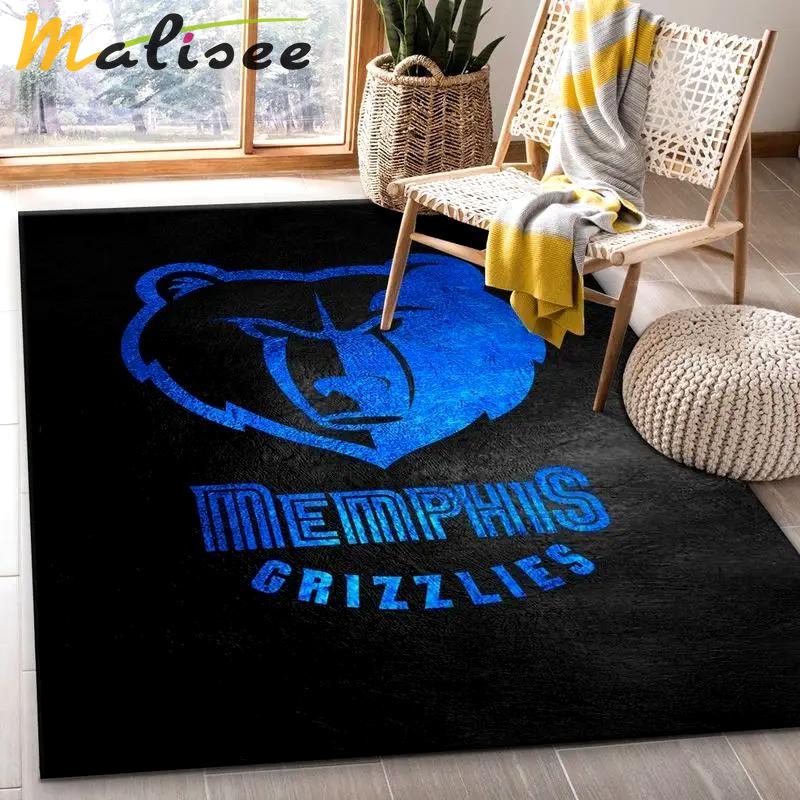 Memphis grizzlies nba 2 rug living room bedroom rug regtangle carpet v11197 Rectangle Rug
