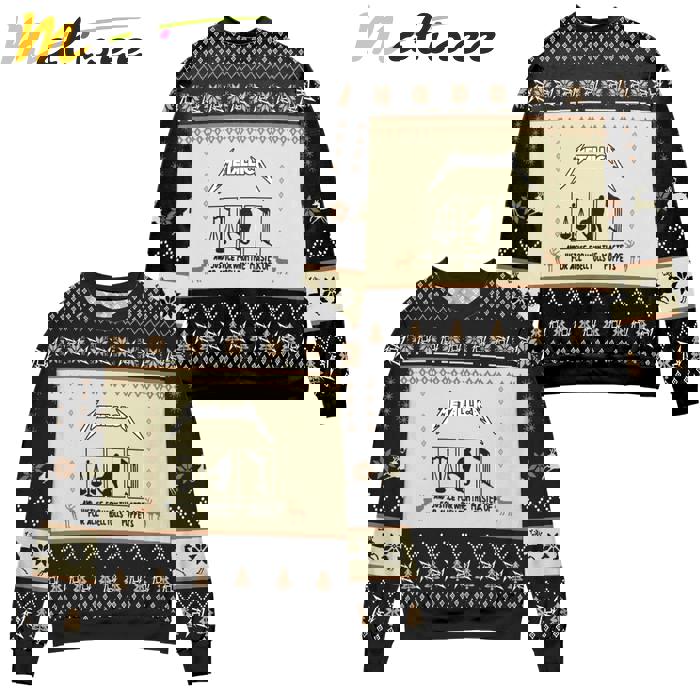 Metallica and justice for all ugly christmas sweater Christmas Ugly Sweater