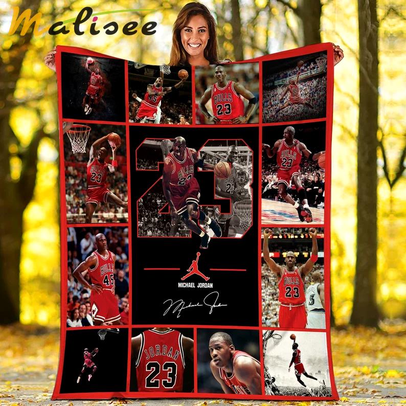 Michael jordan fleece blanket, michael jordan blanket, basketball fan gifts, birthday gifts, christmas gifts Quilt Blanket