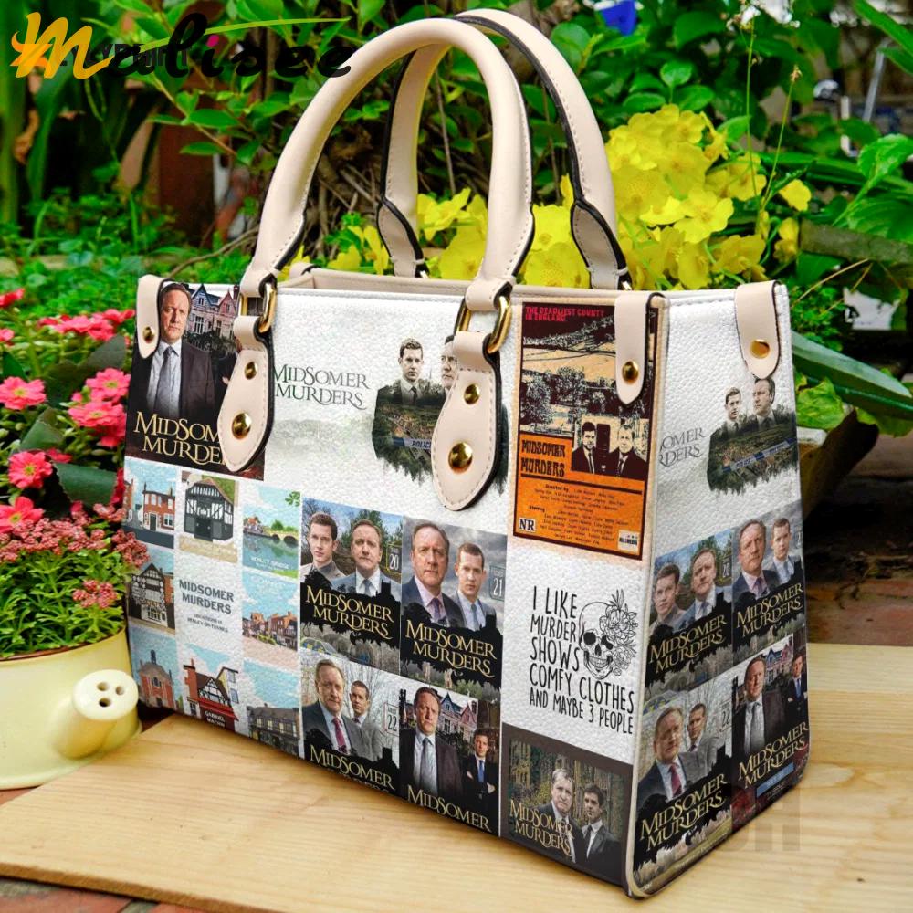 Midsomer murders leather bag for women gift 1150 Women Leather Hand Bag