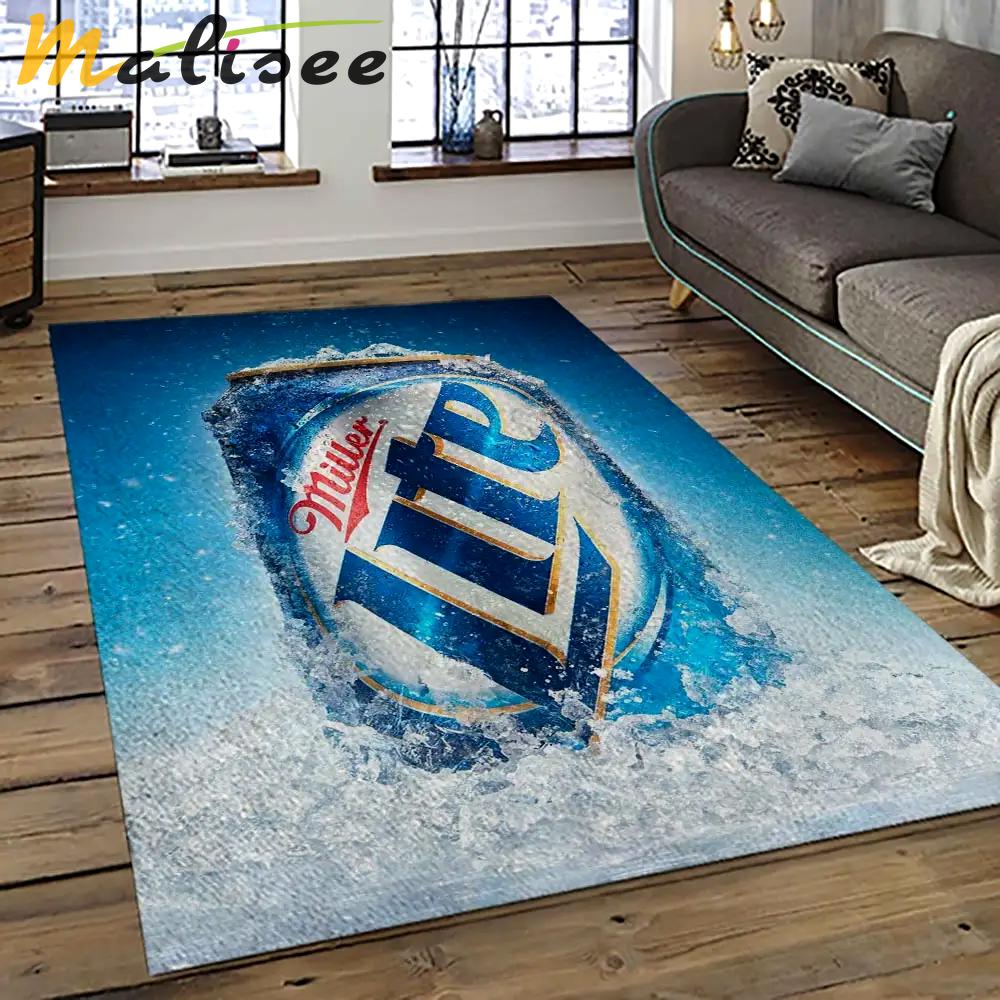 Miller lite american style beer retangle carpet area rug home decor gift best present for friends ml45 Rectangle Rug