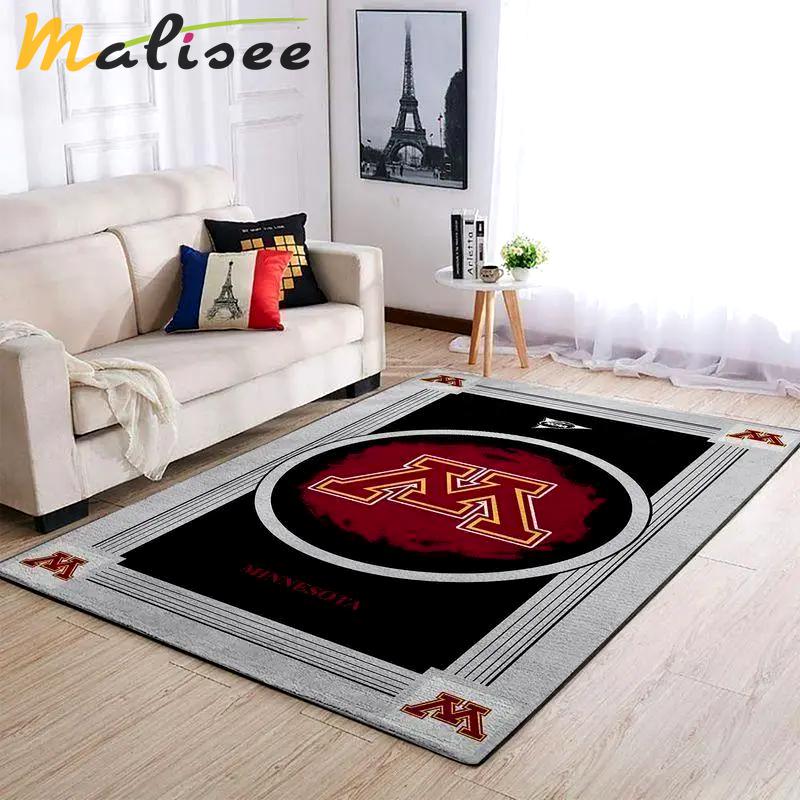 Minnesota golden gophers ncaa football basketball living room carpet 200303103 Rectangle Rug