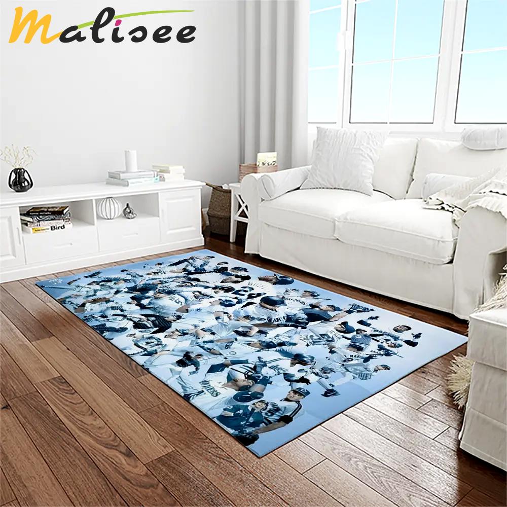 Mlb seattle mariners baseball team logo rectangle area rug sm46 Rectangle Rug