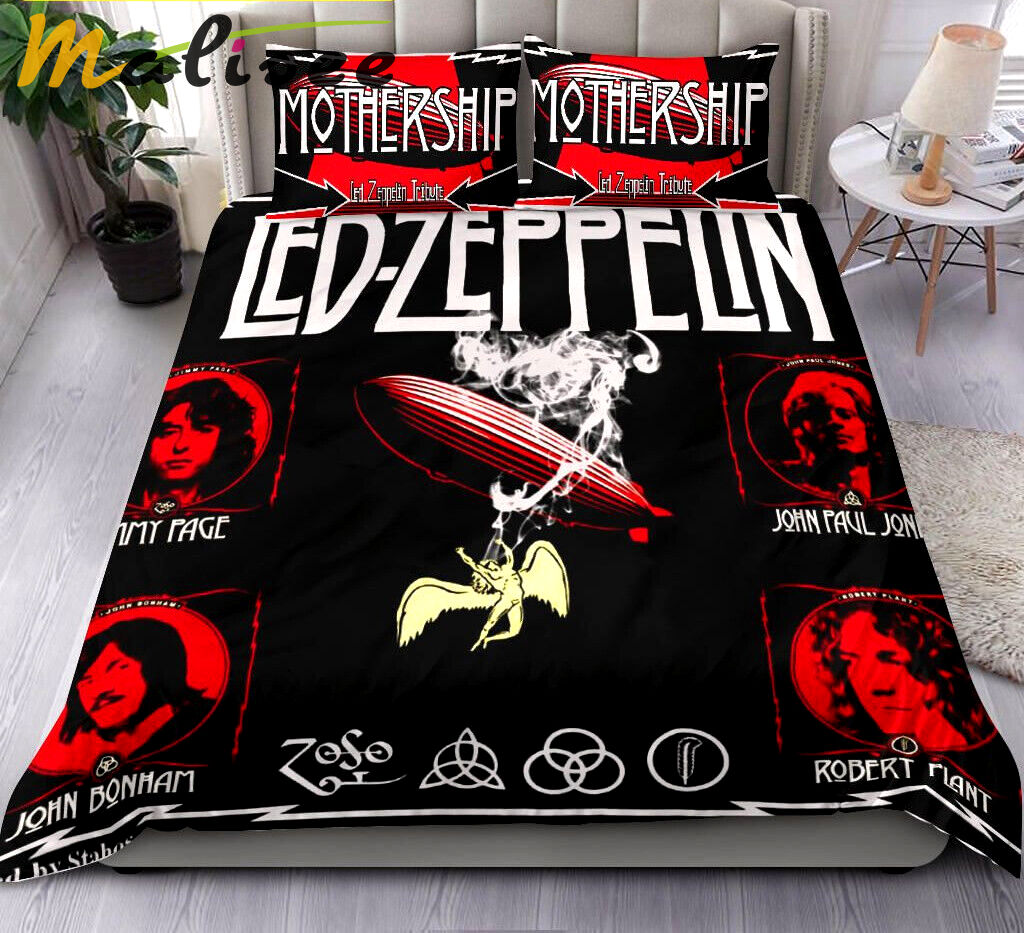 Mother ship led zeppelin band bedding set Bedding Sets