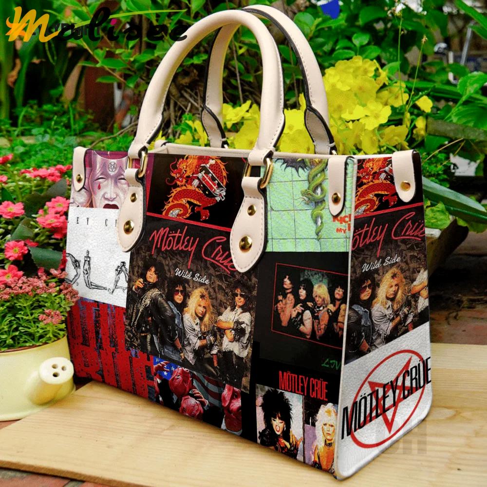 Motley crue leather hand bag gift for women’s day – stylish women s day gift with ch detailing 3689 Women Leather Hand Bag