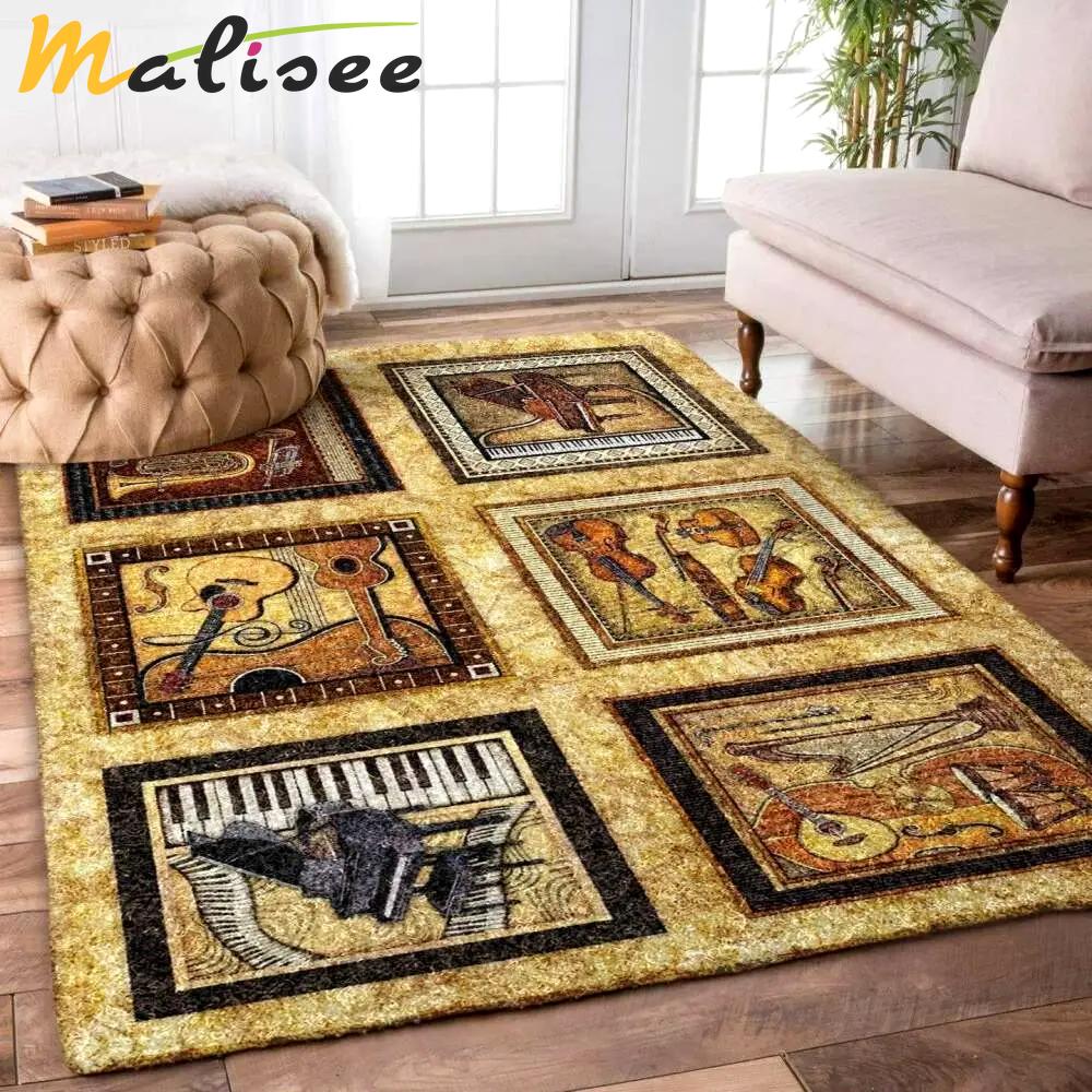 Music rug rcdd81f20753 area rug living room carpet rug regtangle carpet floor decor home decor Rectangle Rug