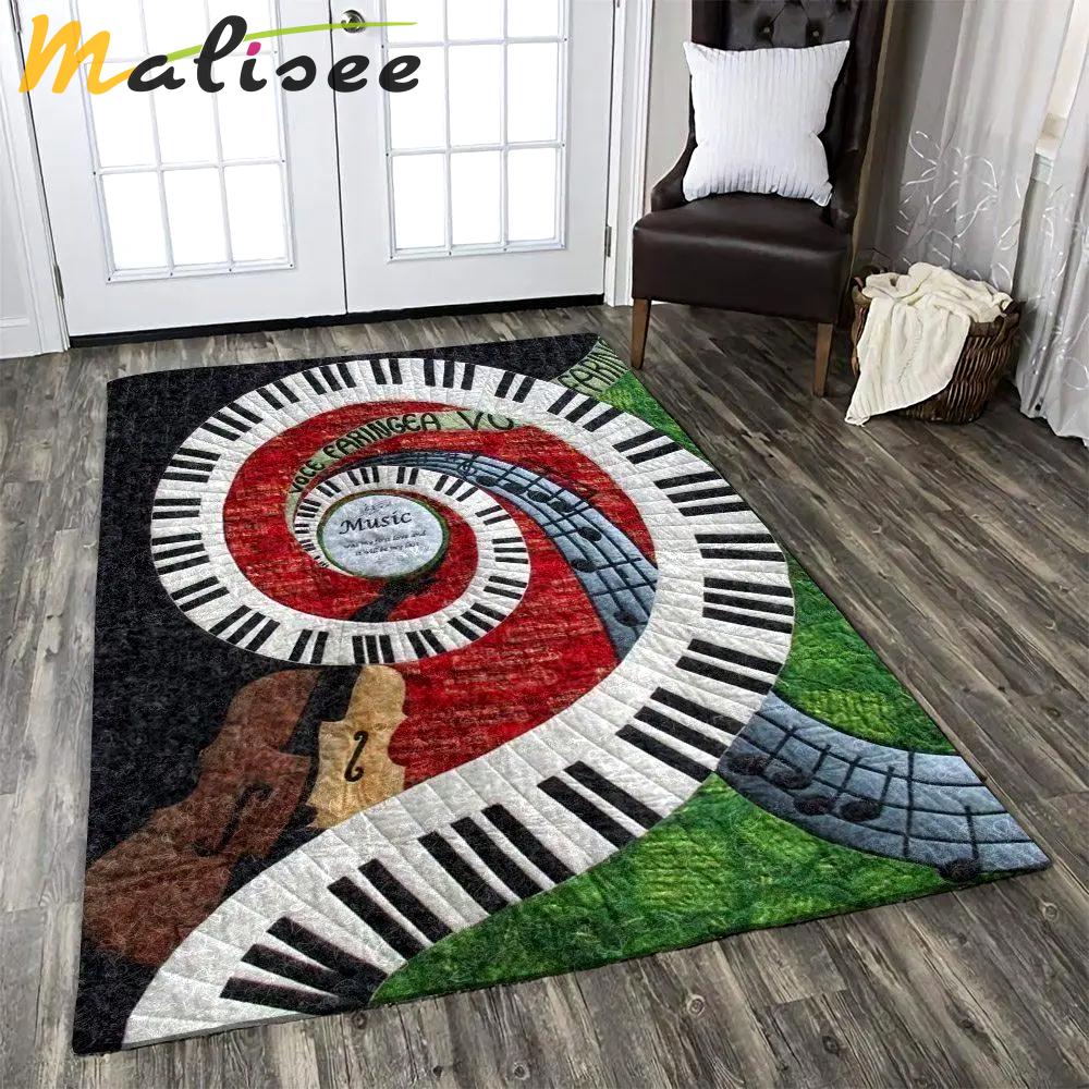Music rug rcdd81f25080 area rug living room carpet rug regtangle carpet floor decor home decor Rectangle Rug