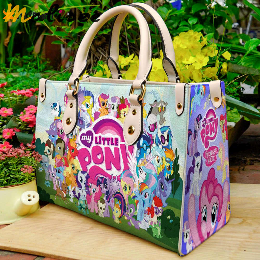 My little pony leather handbag gift for women 4429 Women Leather Hand Bag