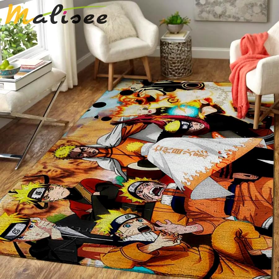 Naruto all forms area rug living room rug home decor floor decor 191013 Rectangle Rug