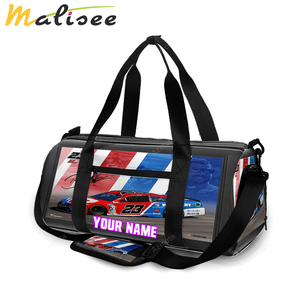 Nascar 23xi racing cars5 personalized name travel bag gym bag 1601 Travel Bag