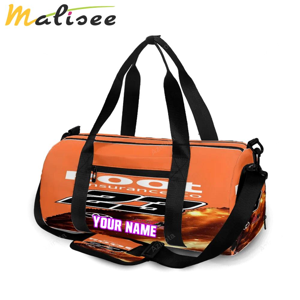 Nascar 23xi racing logo7 personalized name travel bag gym bag 448 Travel Bag