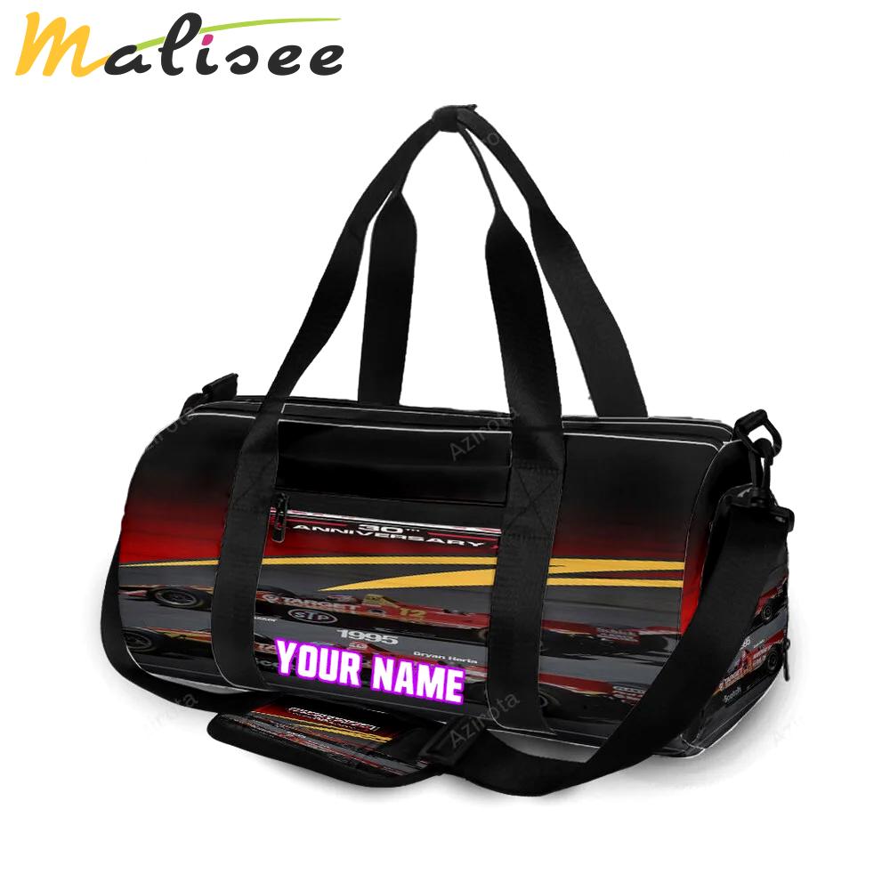Nascar chip ganassi racing 30th anniversary personalized name travel bag gym bag 11 Travel Bag