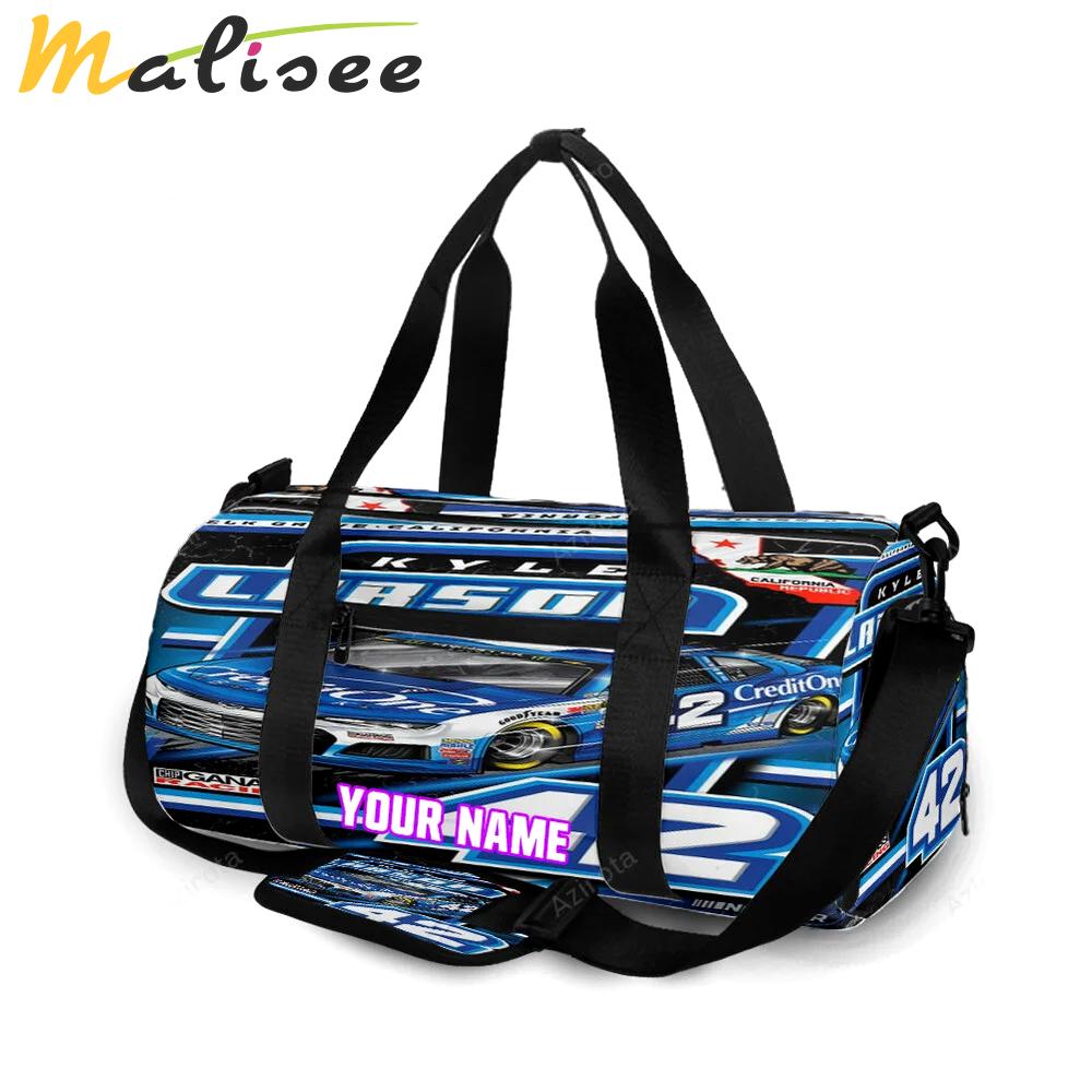 Nascar chip ganassi racing cars5 personalized name travel bag gym bag 263 Travel Bag