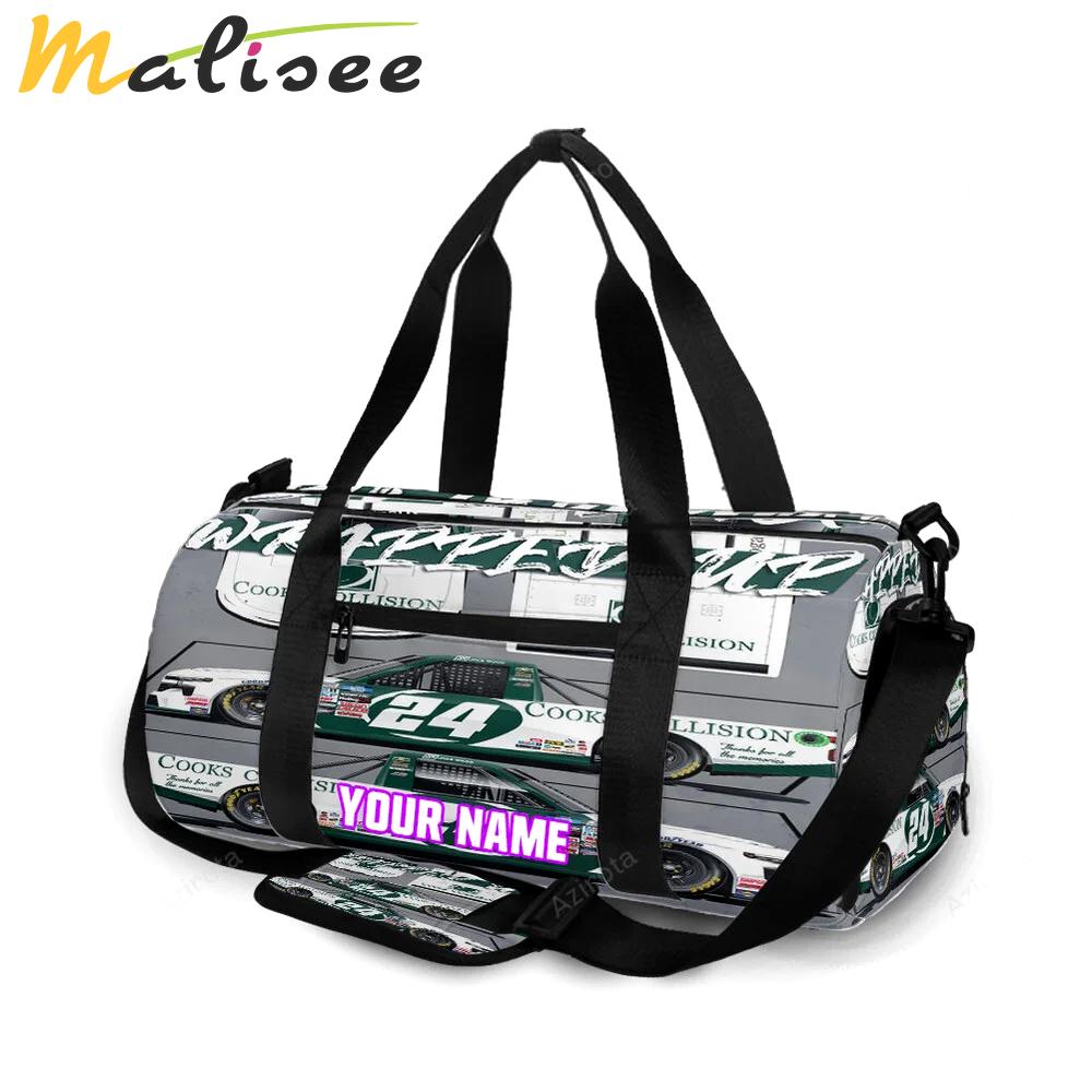 Nascar gms racing cars12 personalized name travel bag gym bag 286 Travel Bag