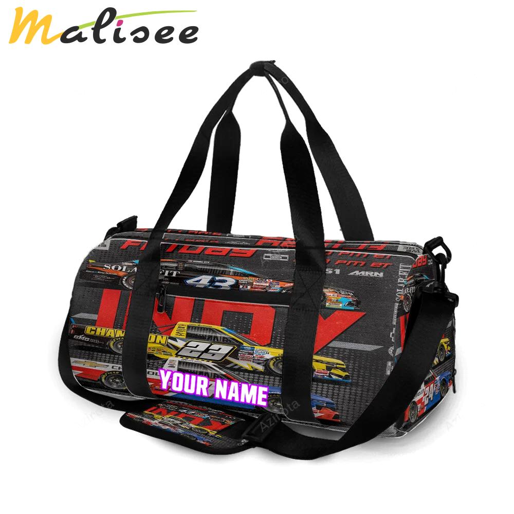 Nascar gms racing cars6 personalized name travel bag gym bag 1611 Travel Bag