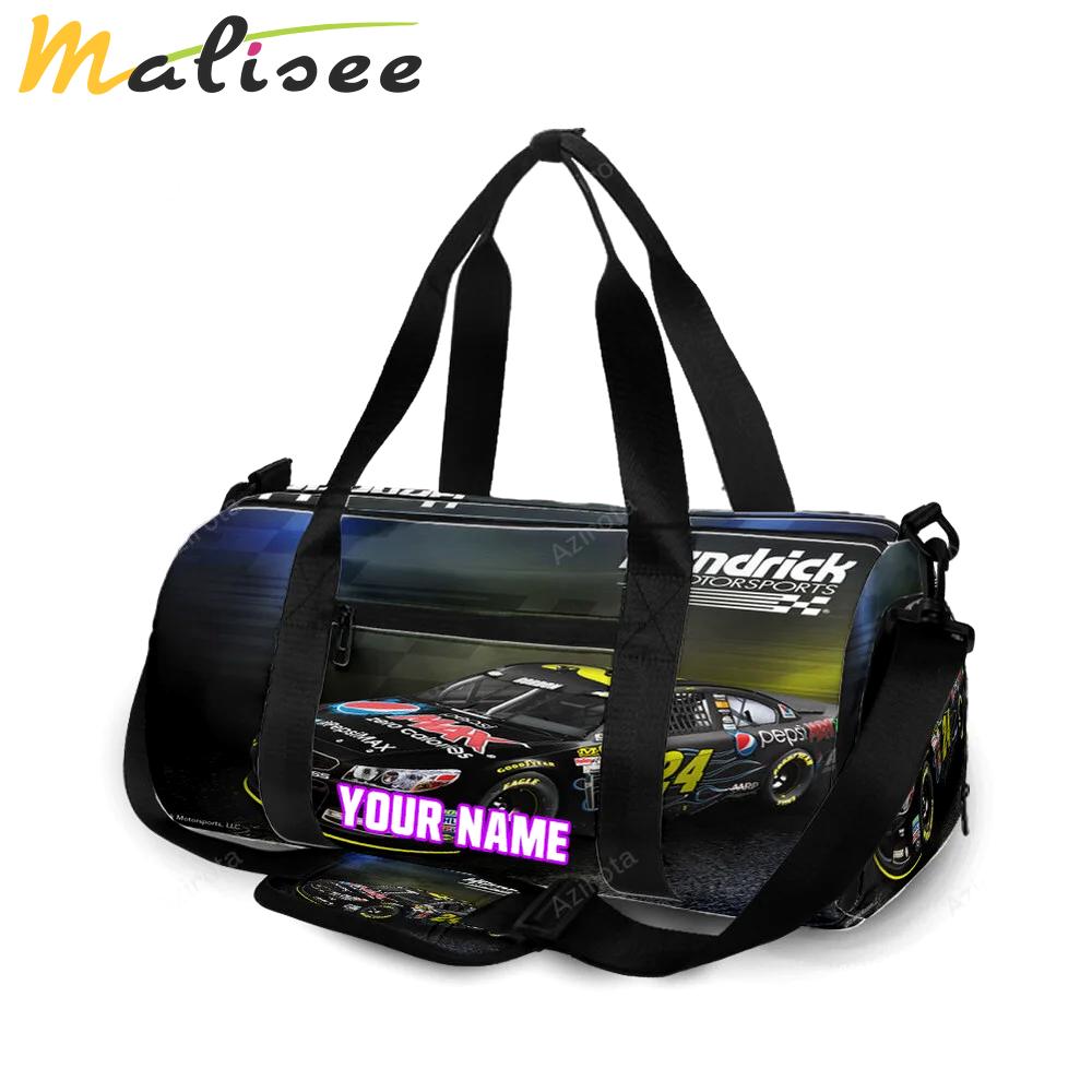 Nascar hendrick motorsports car10 personalized name travel bag gym bag 24 Travel Bag