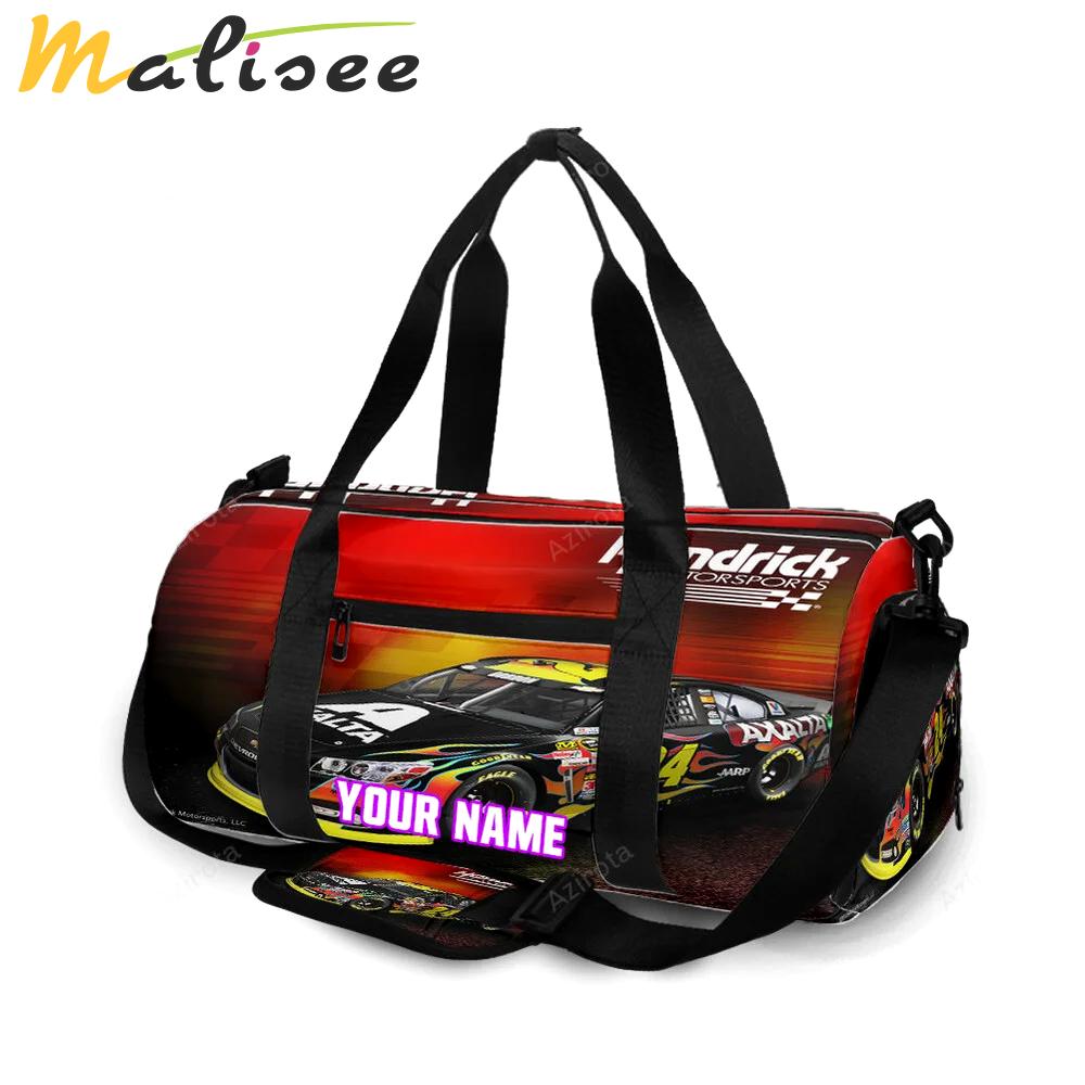 Nascar hendrick motorsports car11 personalized name travel bag gym bag 919 Travel Bag
