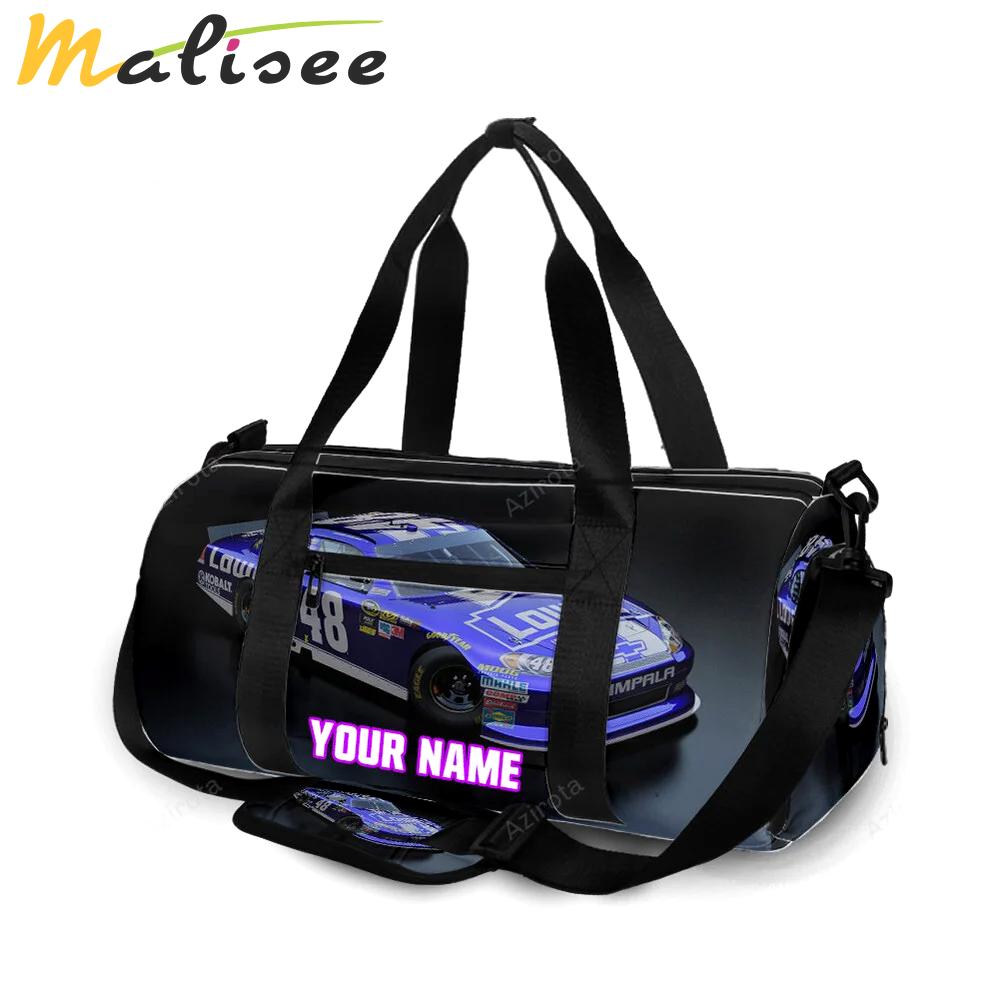 Nascar hendrick motorsports car18 personalized name travel bag gym bag 432 Travel Bag