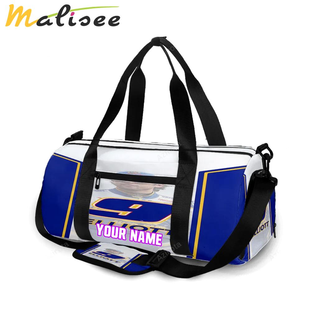 Nascar hendrick motorsports chase elliott9 personalized name travel bag gym bag 1599 Travel Bag