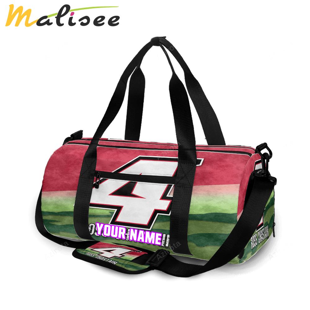 Nascar jd motorsport w gary keller ross chastain1 personalized name travel bag gym bag 383 Travel Bag