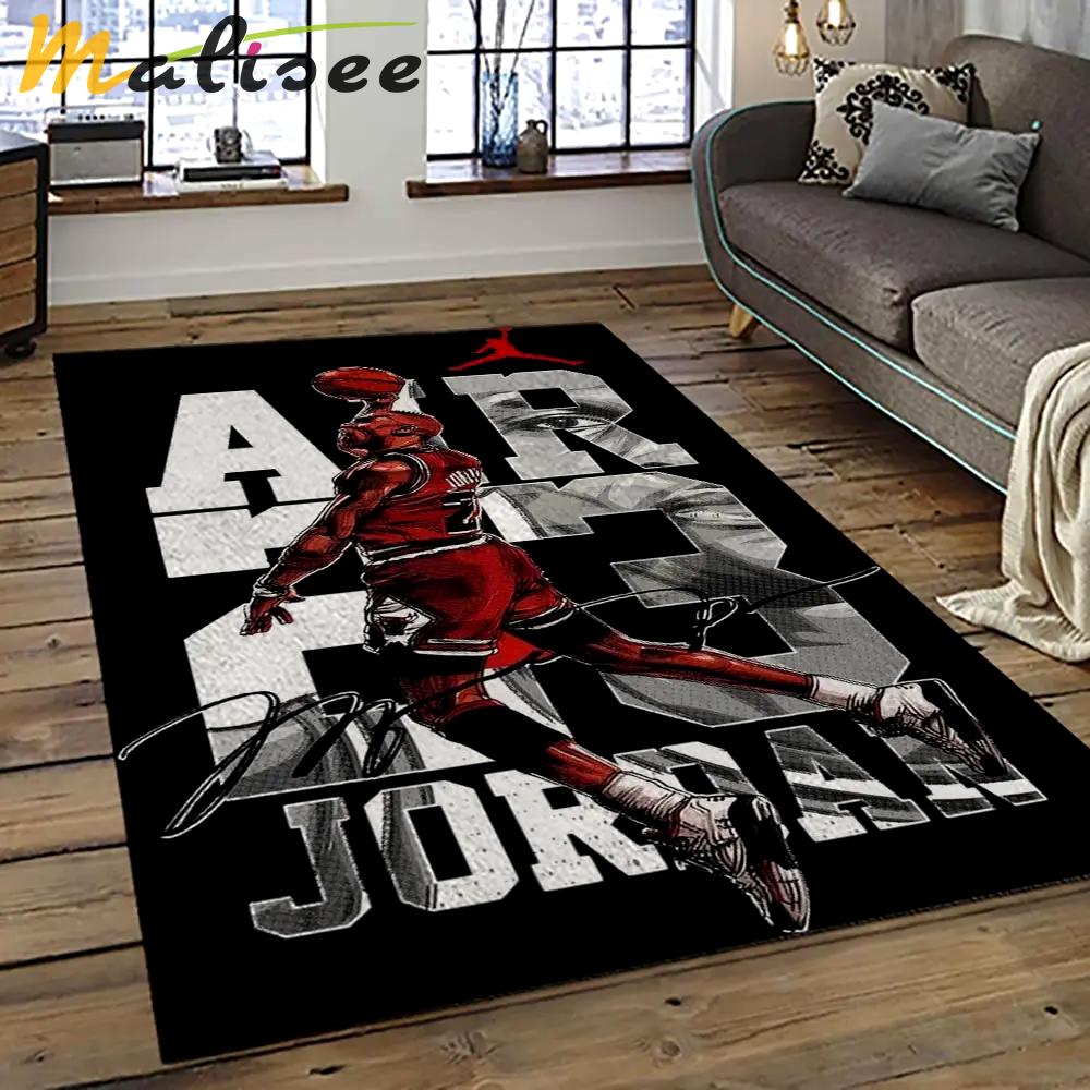 Nba chicago bulls basketball team logo sport carpet area rug home decor best gift for friends cb82 Rectangle Rug