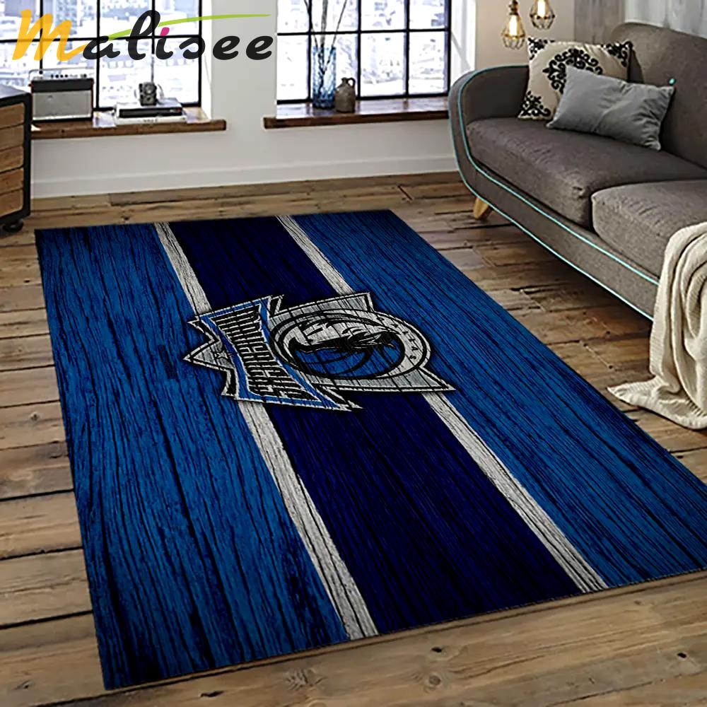 Nba dallas mavericks basketball team logo sport carpet rectangle area rug for living room dmr49 Rectangle Rug