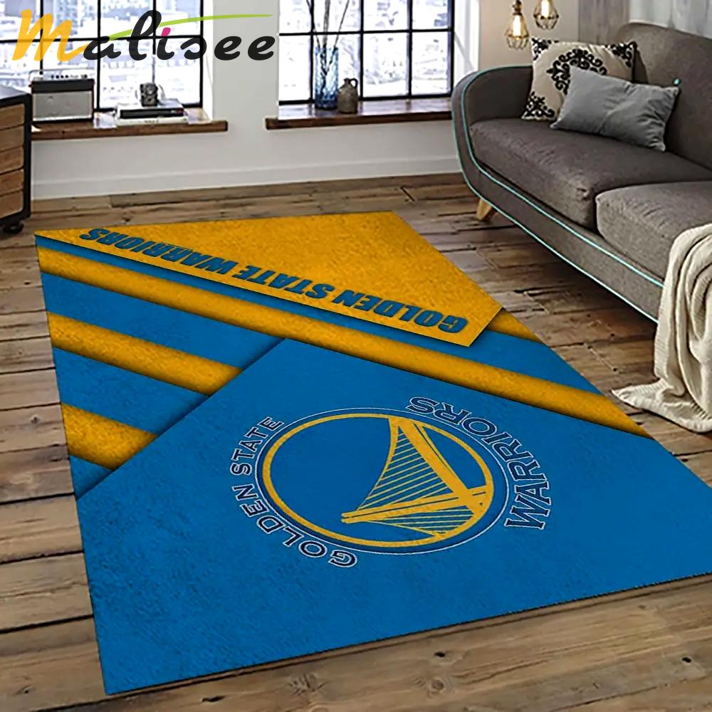 Nba golden state warriors basketball team logo sport carpet area rug home decor best gift for friends gsw82 Rectangle Rug