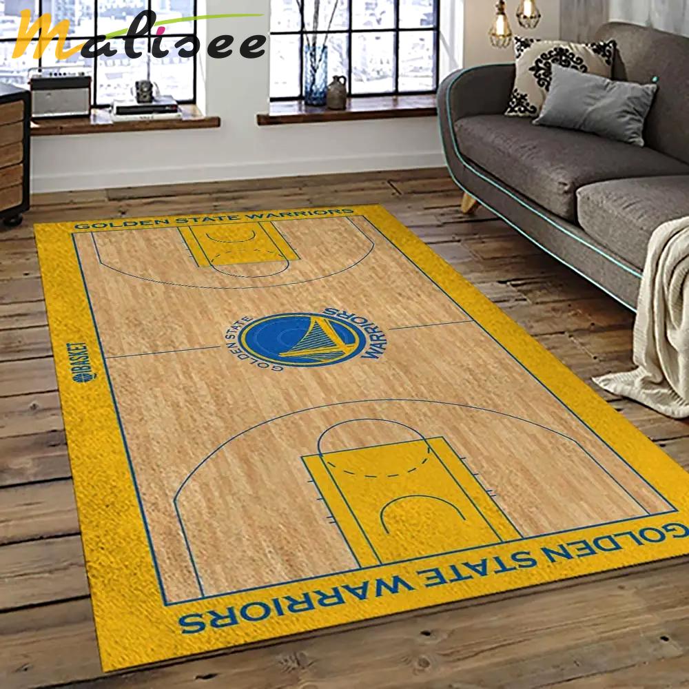 Nba golden state warriors basketball team logo sport carpet area rug home decor best gift for friends gsw93 Rectangle Rug