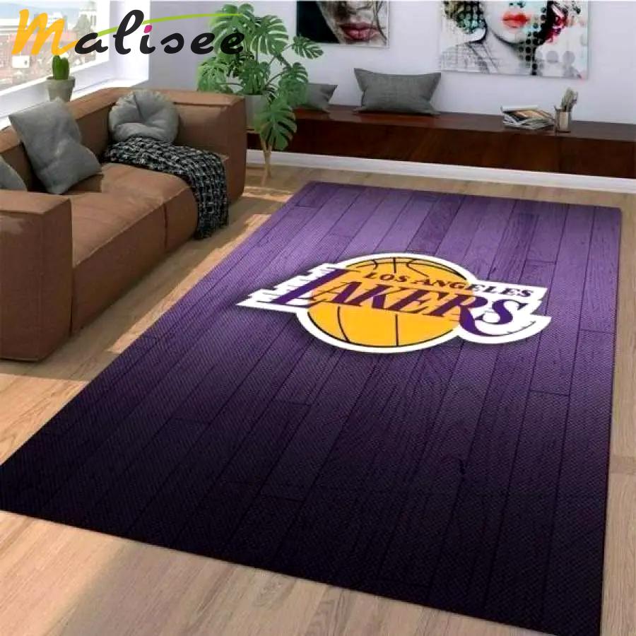 Nba los angeles lakers basketball area rug living room rug home decor 2003274 Rectangle Rug