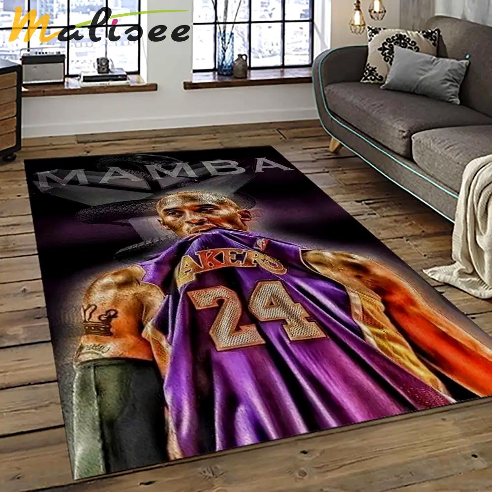Nba los angeles lakers basketball team logo sport carpet area rug home decor best gift for friends lasl20 Rectangle Rug
