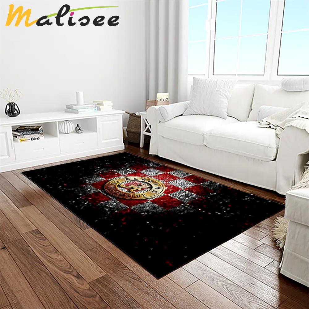 Ncaa alabama crimson tide college sport basketball and foolball team logo rectangle area rug act20 Rectangle Rug