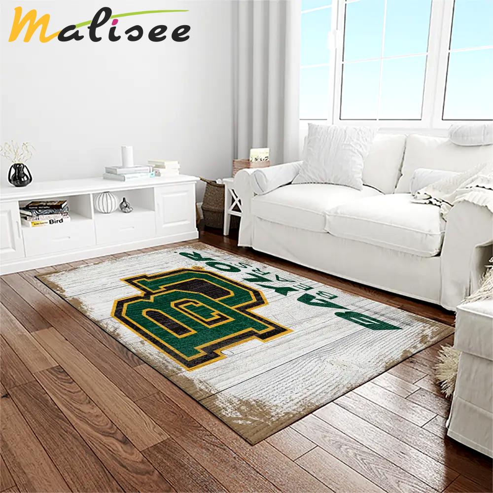 Ncaa baylor bears sport basketball and foolball team logo rectangle area rug bb27 Rectangle Rug