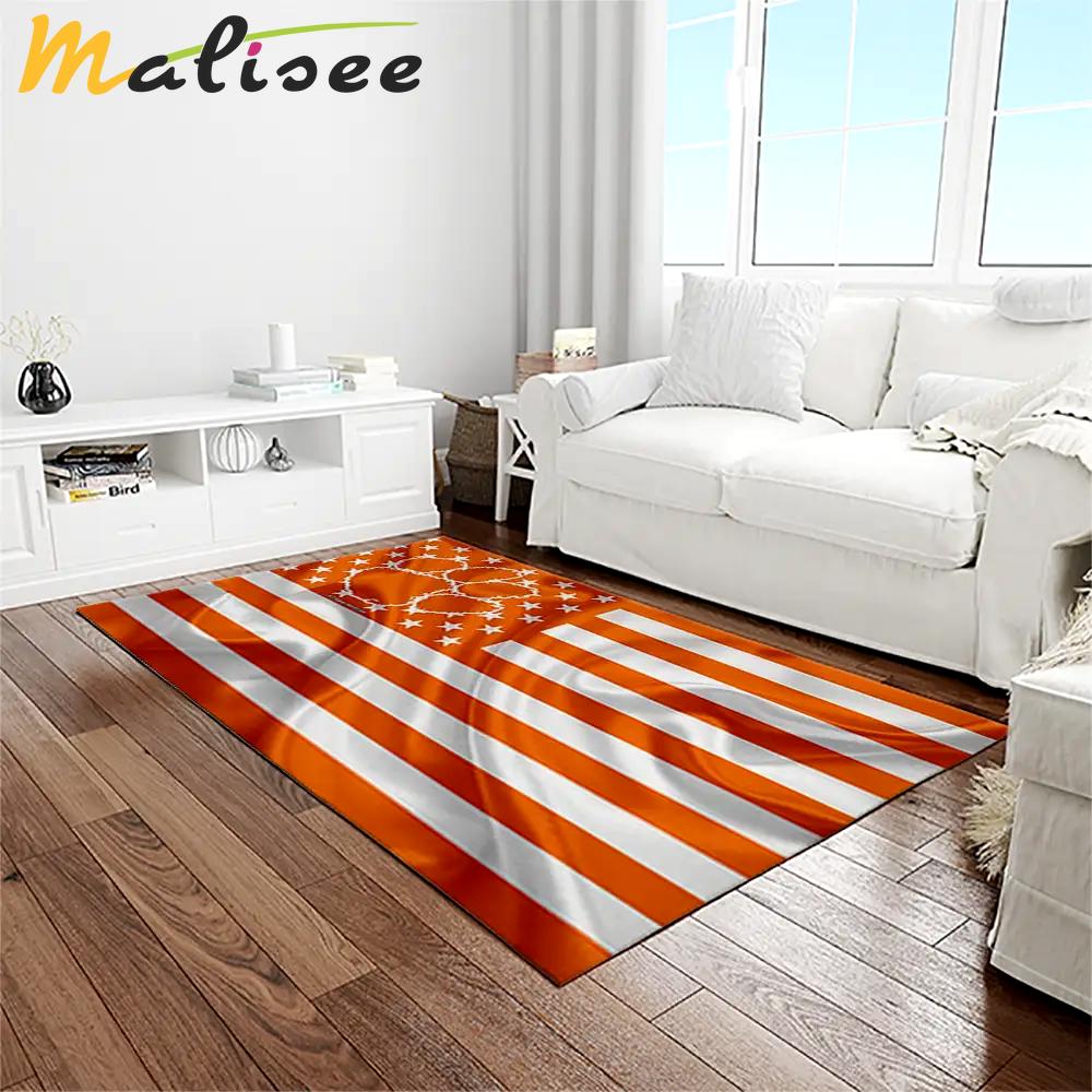 Ncaa clemson tigers college sport basketball and foolball team logo rectangle area rug ct26 Rectangle Rug