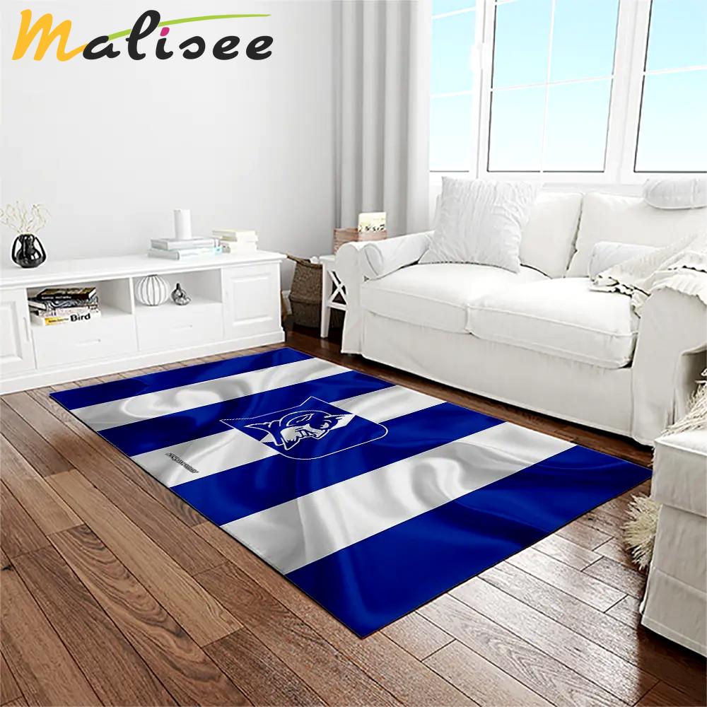 Ncaa duke blue devils college sport basketball and foolball team logo rectangle area rug dbs09 Rectangle Rug