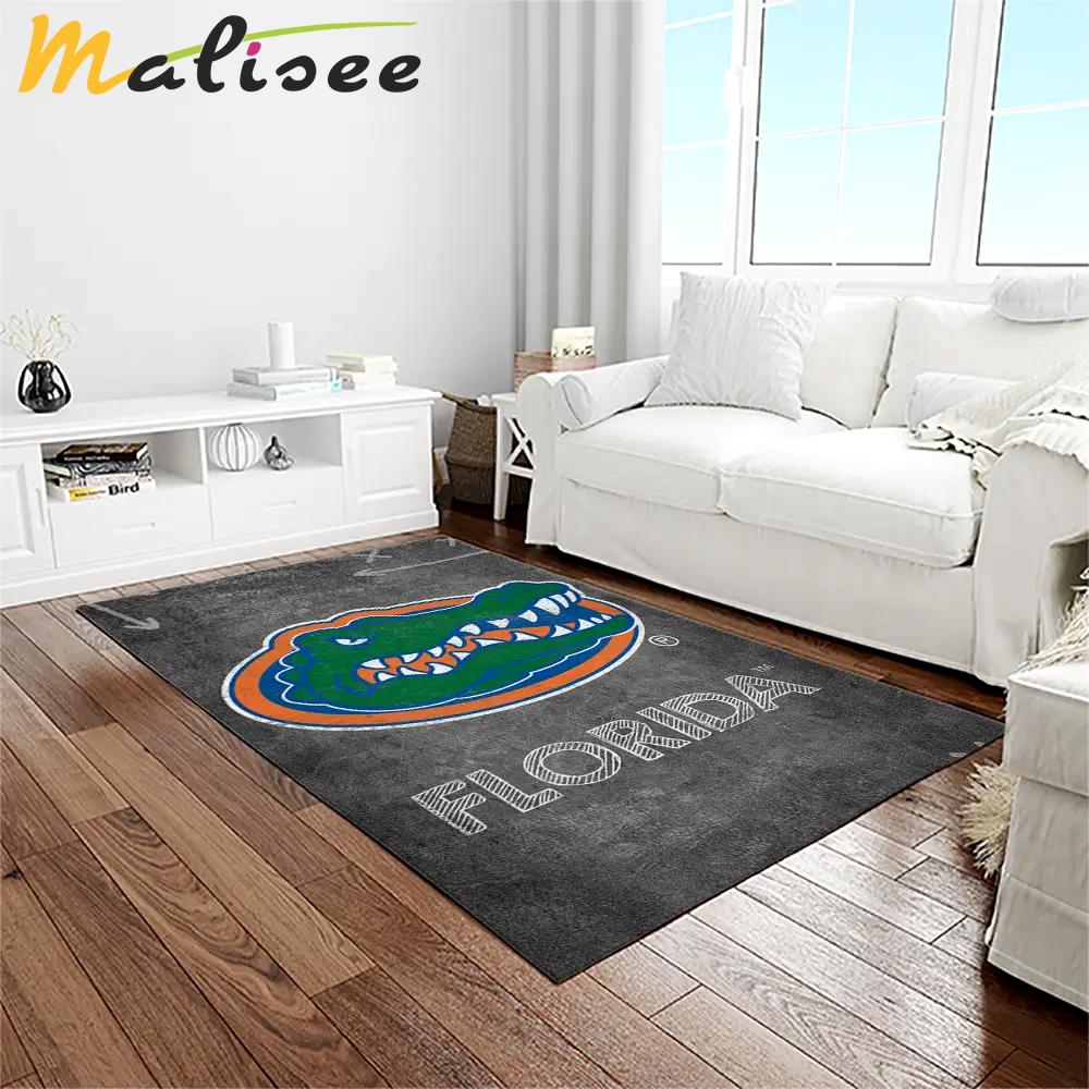 Ncaa florida gators college sport basketball and foolball team logo rectangle area rug fg33 Rectangle Rug
