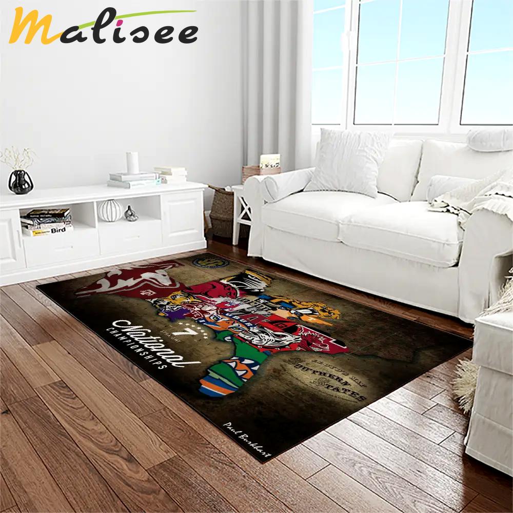 Ncaa florida gators college sport basketball and foolball team logo rectangle area rug fg48 Rectangle Rug