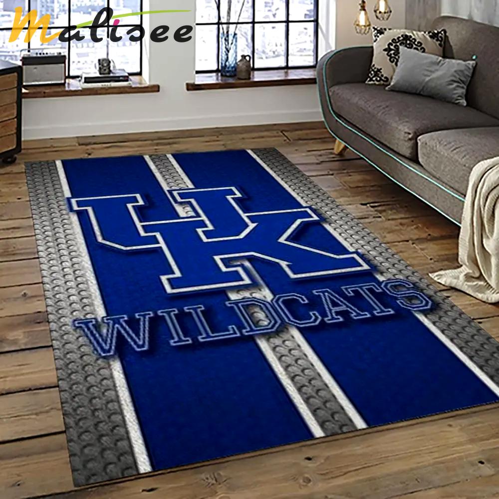 Ncaa kentucky wildcats football team logo sport carpet area rug home decor best gift for friends ktwc40 Rectangle Rug