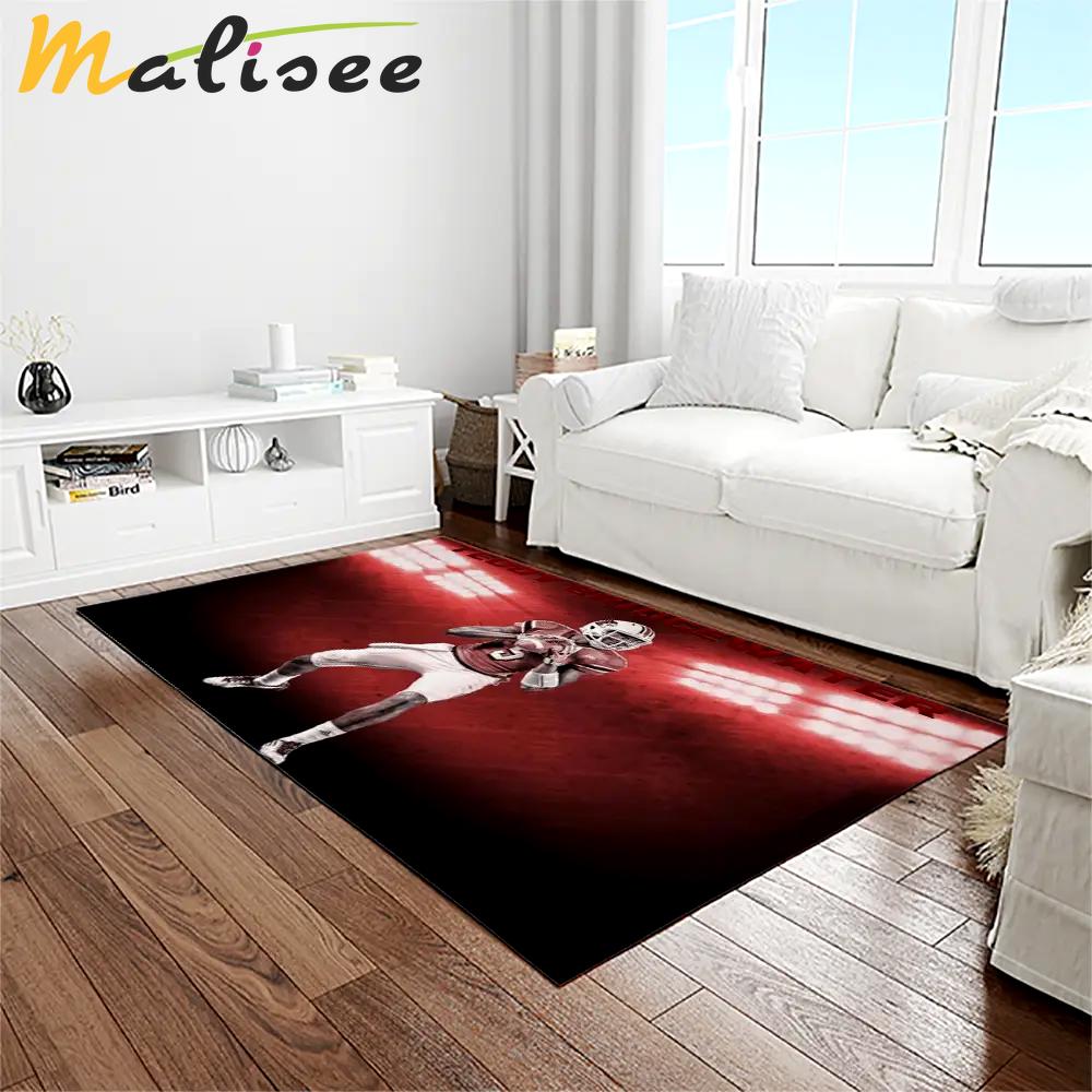 Ncaa louisville cardinals college sport basketball and foolball team logo rectangle area rug lics33 Rectangle Rug