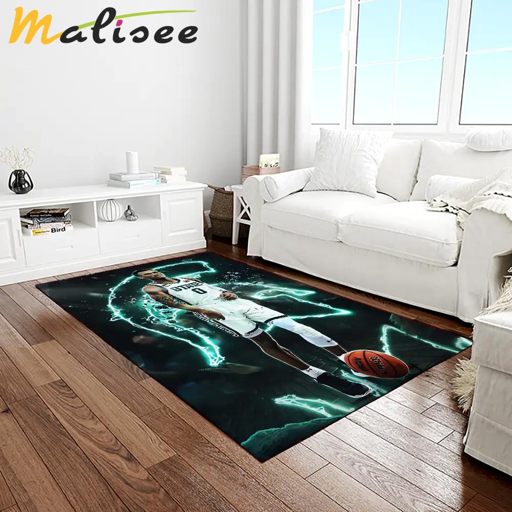 Ncaa michigan state spartans college sport basketball and foolball team logo rectangle area rug mss32 Rectangle Rug