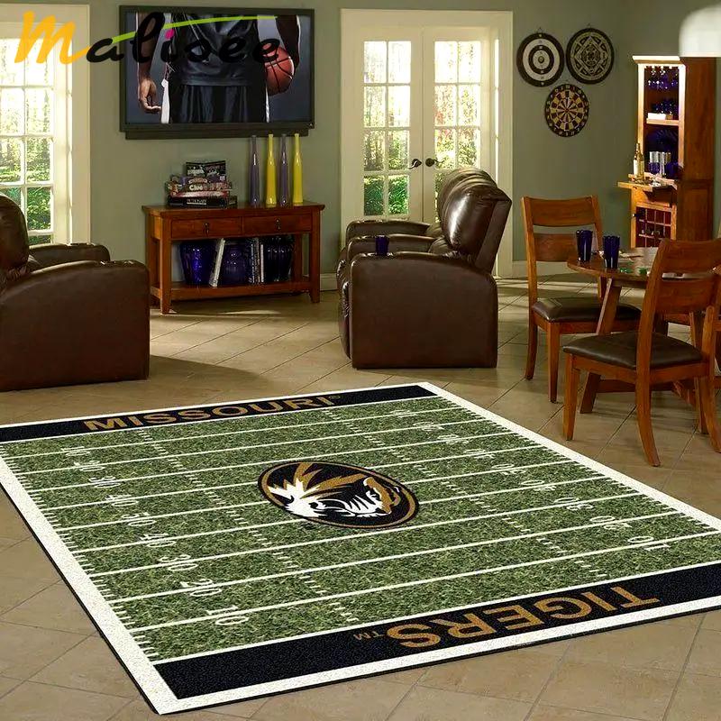 Ncaa missouri tigers home field carpet living room rugs rug regtangle carpet Rectangle Rug