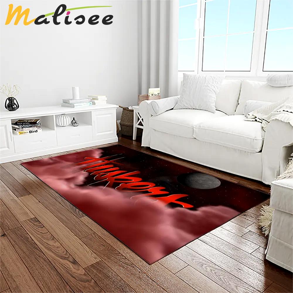 Ncaa nebraska cornhuskers college sport basketball and foolball team logo rectangle area rug ncs19 Rectangle Rug