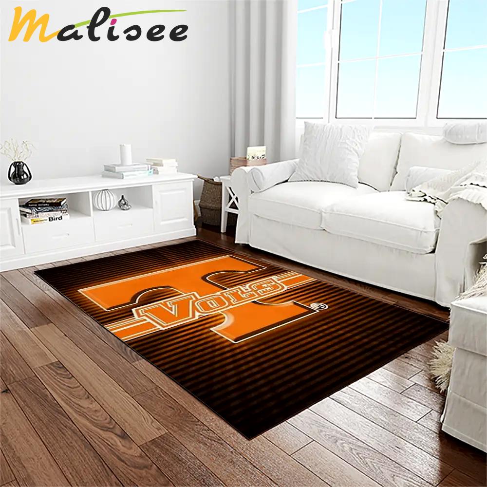 Ncaa tennessee volunteers college sport basketball and foolball team logo rectangle area rug tvs40 Rectangle Rug