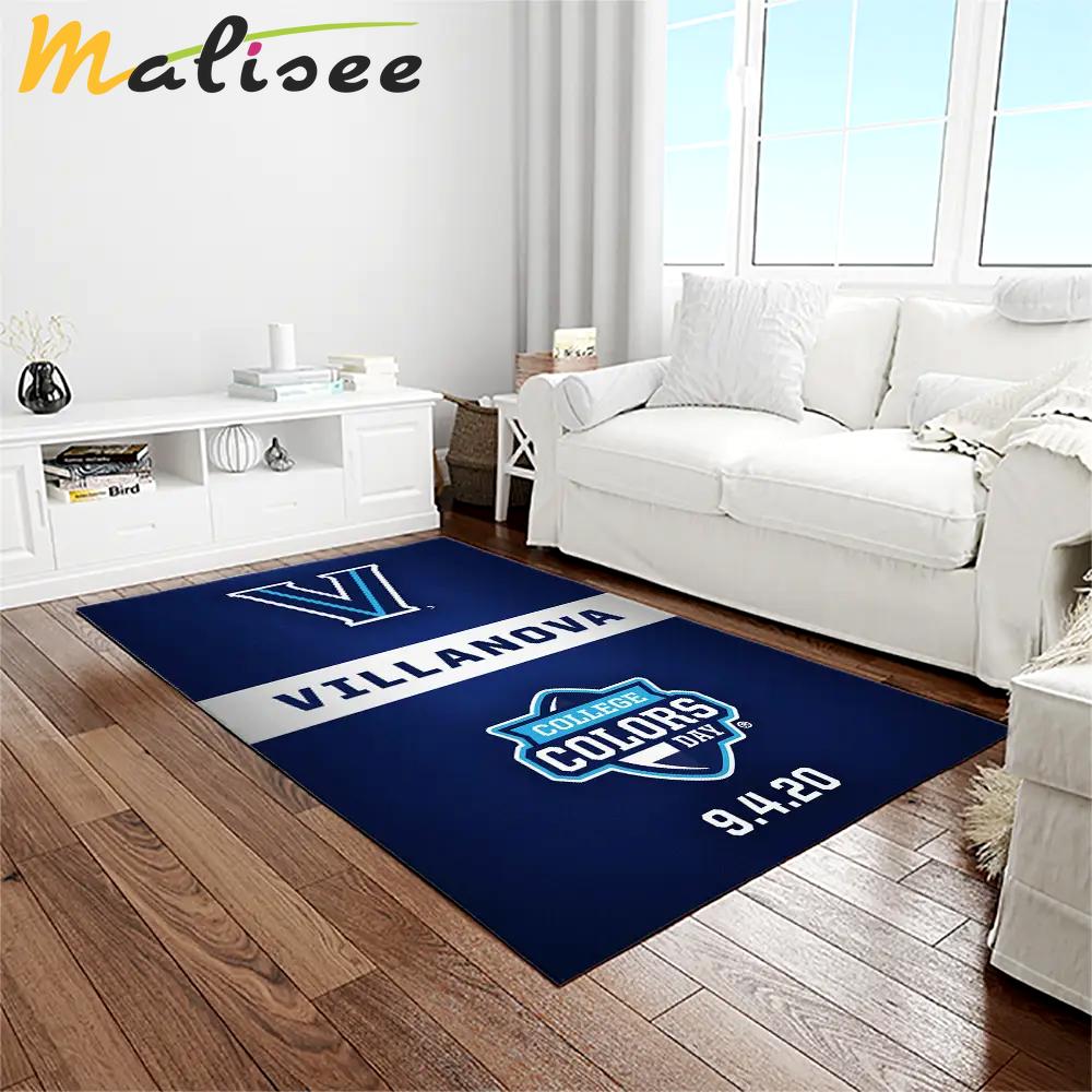 Ncaa villanova wildcats sport basketball and foolball team logo rectangle area rug vw24 Rectangle Rug